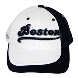 white boston baseball cap