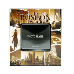 boston glossy pic frame with all landmarks