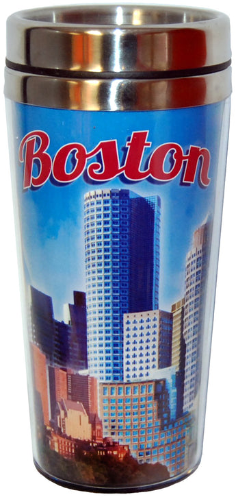 Boston Travel Mug- Blue Skyline Collection