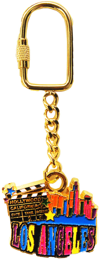 gold shinny la keychain