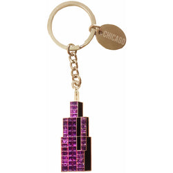 pink and shiny sear tower chicago magnet 