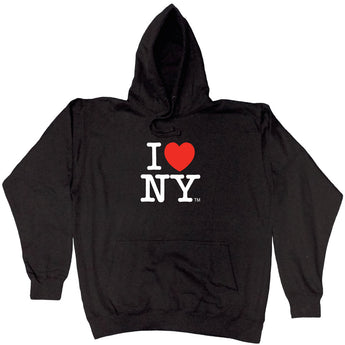 I Love New York Black Comfy Hoodie Sweatshirt
