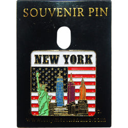 New york lapel pin