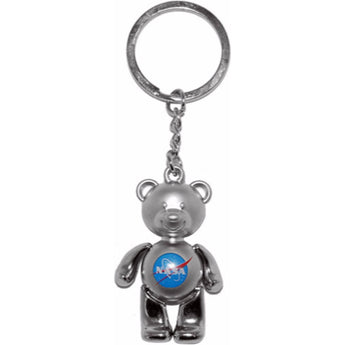 NASA Teddy Bear Keychain