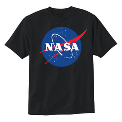 NASA Official Logo Black T-Shirt Comes in All Sizes